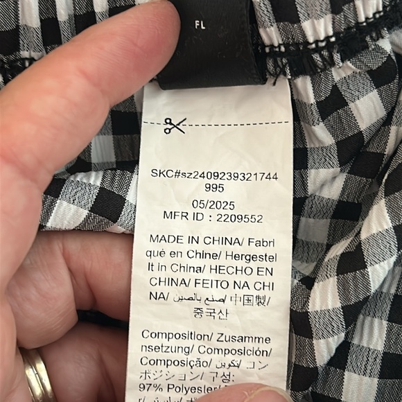 3 Pair of Checkered Gingham Lounge Shorts —NEW - Picture 6 of 9